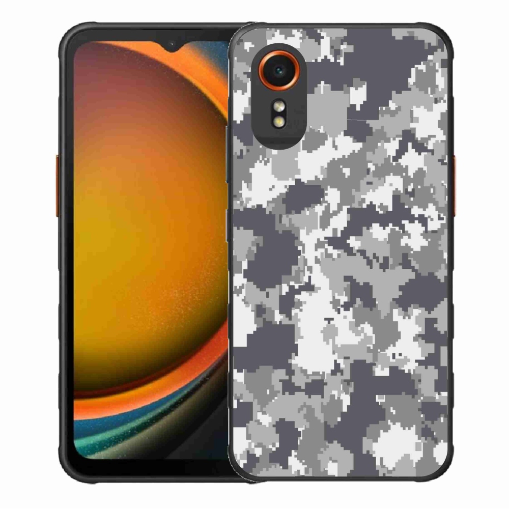 Zselés borítás mmCase Samsung Galaxy Xcover 7 készülékhez - terepszínű minta 2