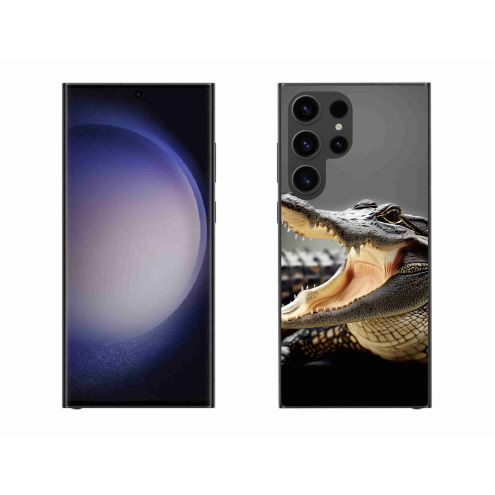 Zselés borítás mmCase Samsung Galaxy S23 Ultra 5G - krokodil