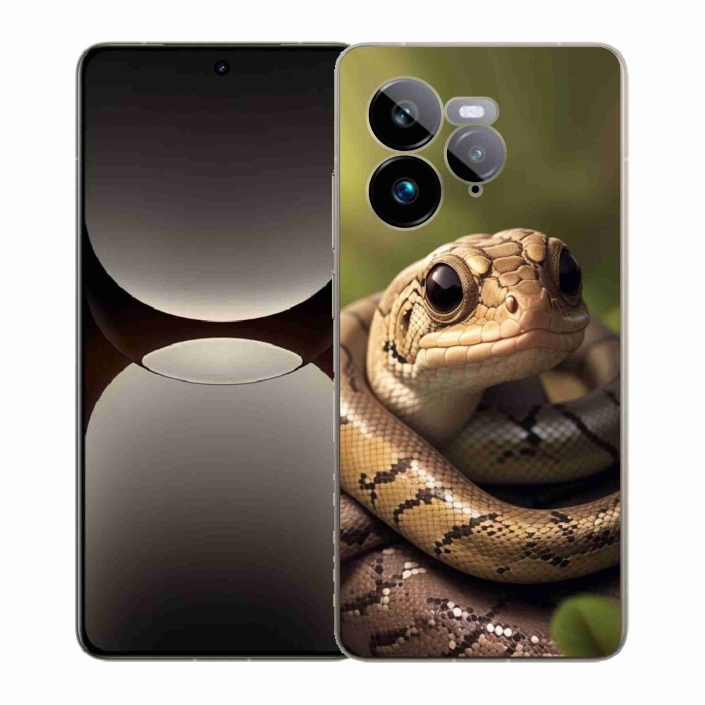 Gél borítás mmCase a Realme GT 7 Pro 5G számára - kígyó 1