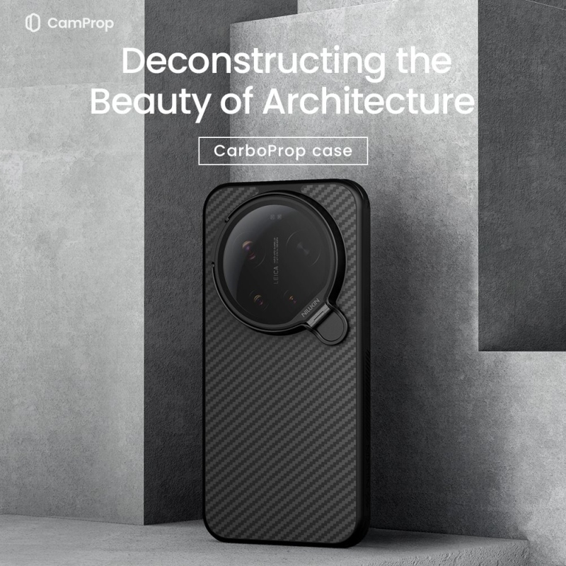 Nillkin CarboProp Aramid mágneses hátsó borító Xiaomi 17 Ultra Fekete