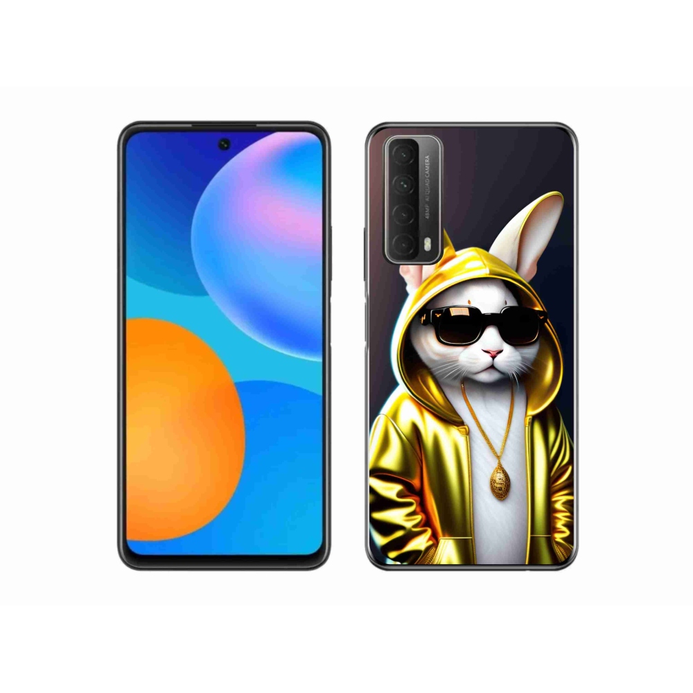 Zselés borítás mmCase a Huawei P Smart (2021) - cat boss számára