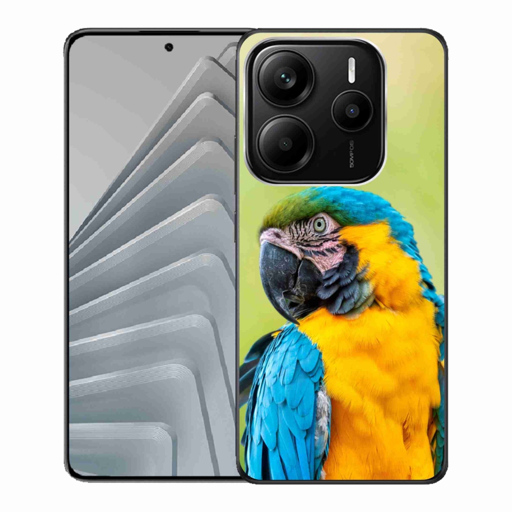 Gél borítás mmCase a Xiaomi Redmi Note 14 5G számára - parrot ara 2