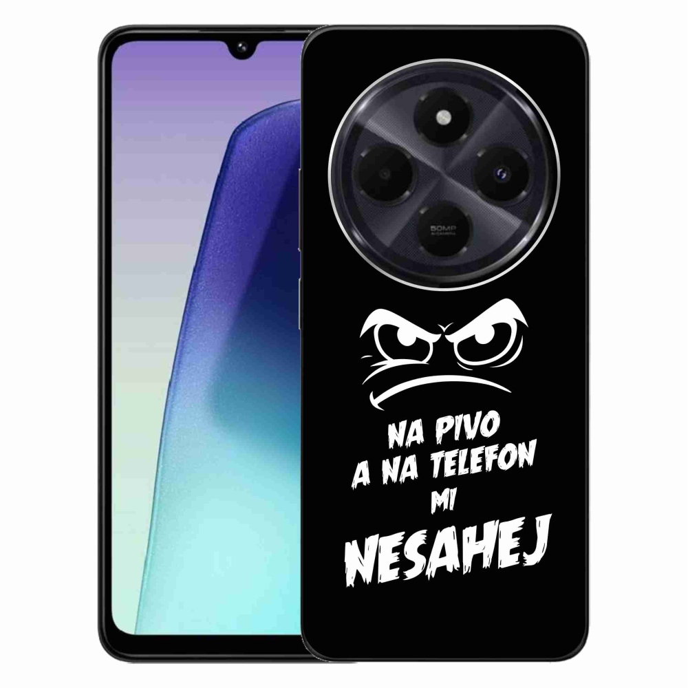Gél borítás mmCase a Xiaomi Redmi 14C/Poco C75-hez - sör motívum 2 fekete háttérrel