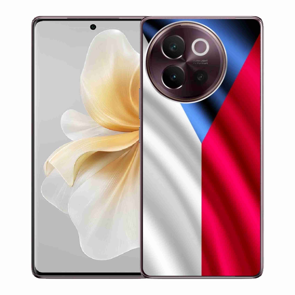 Gél borítás mmCase a Vivo V40 Lite 5G-n - cseh zászló