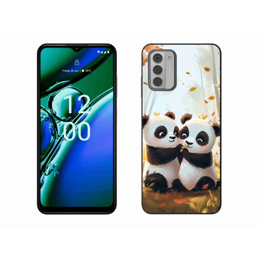 Zselés borítás mmCase a Nokia G42 készülékhez - pandák