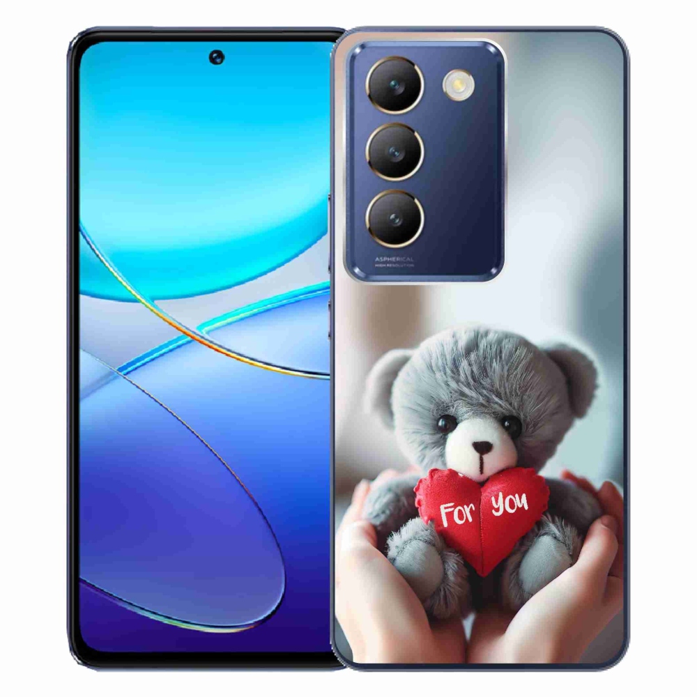 Gél borítás mmCase a Vivo V40 SE 4G/5G-hez - mackó a szerelmesek számára