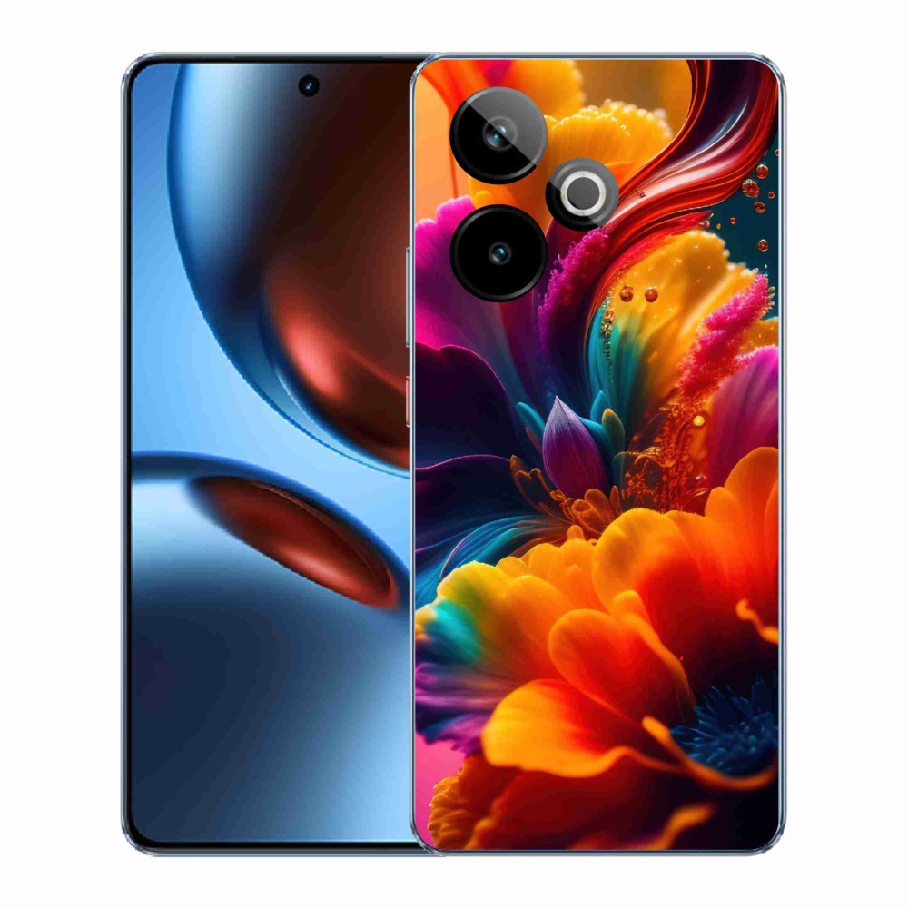 Rugalmas zselés tok mmCase képpel a Realme GT 7 5G/GT 7T 5G számára - absztrakt motívum 2