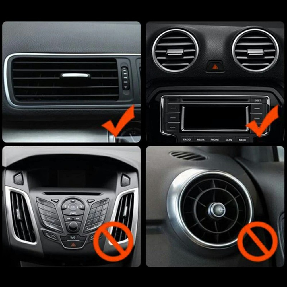 Autós pohártartó szellőzőrácsra - ezüst