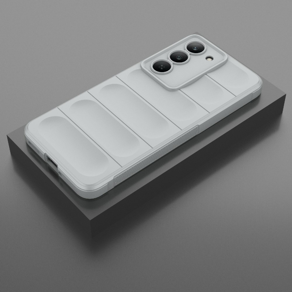 Rugg tartós zselés tok a Realme 14x 5G készülékhez - világosszürke