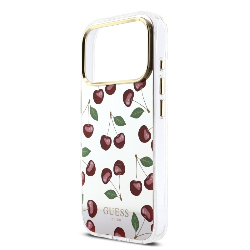 Guess TPU csillogó cseresznye MagSafe hátlap iPhone 17 Pro készülékhez
