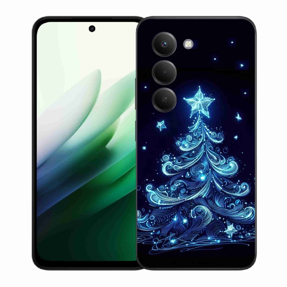 Gél borítás mmCase a Xiaomi Redmi 15 5G - neon karácsonyfa 4