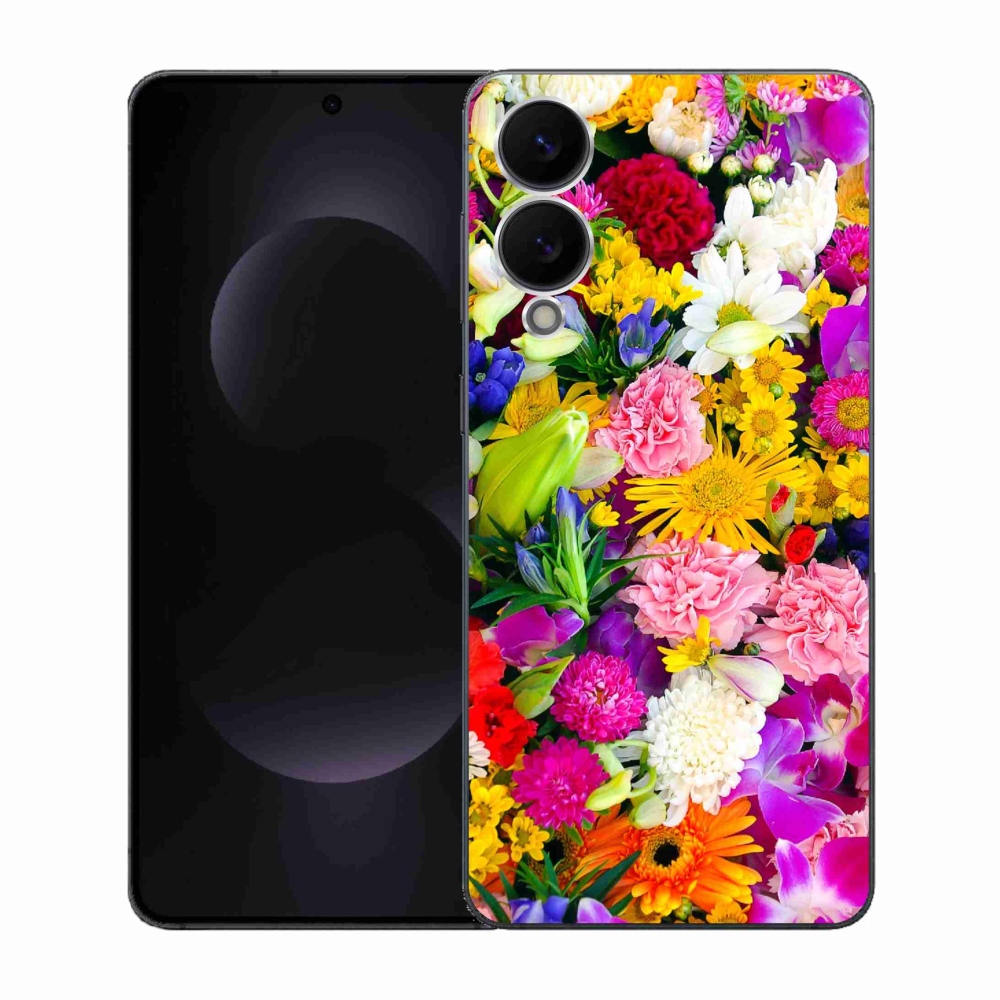 Gél borítás mmCase Samsung Galaxy S25 Edge készülékhez - virágok 12