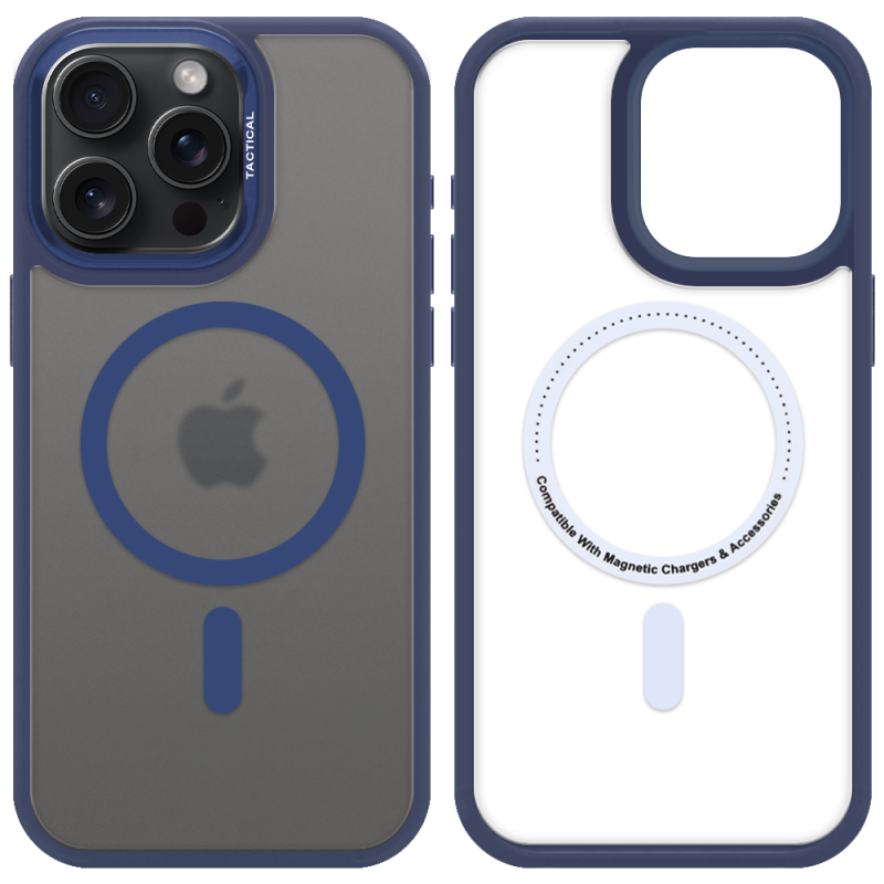 Tactical MagForce Hyperstealth 3.0 tok az Apple iPhone 15 Pro Max-hoz, Deep Blue színben