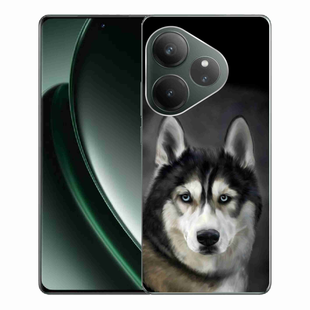 Gél tok mmCase a Realme GT 6 5G/GT 6T 5G - husky számára
