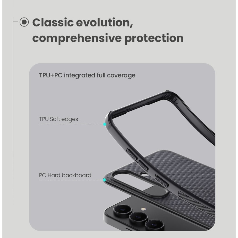 Nillkin Super Frosted PRO hátlap Samsung Galaxy S25 FE fekete