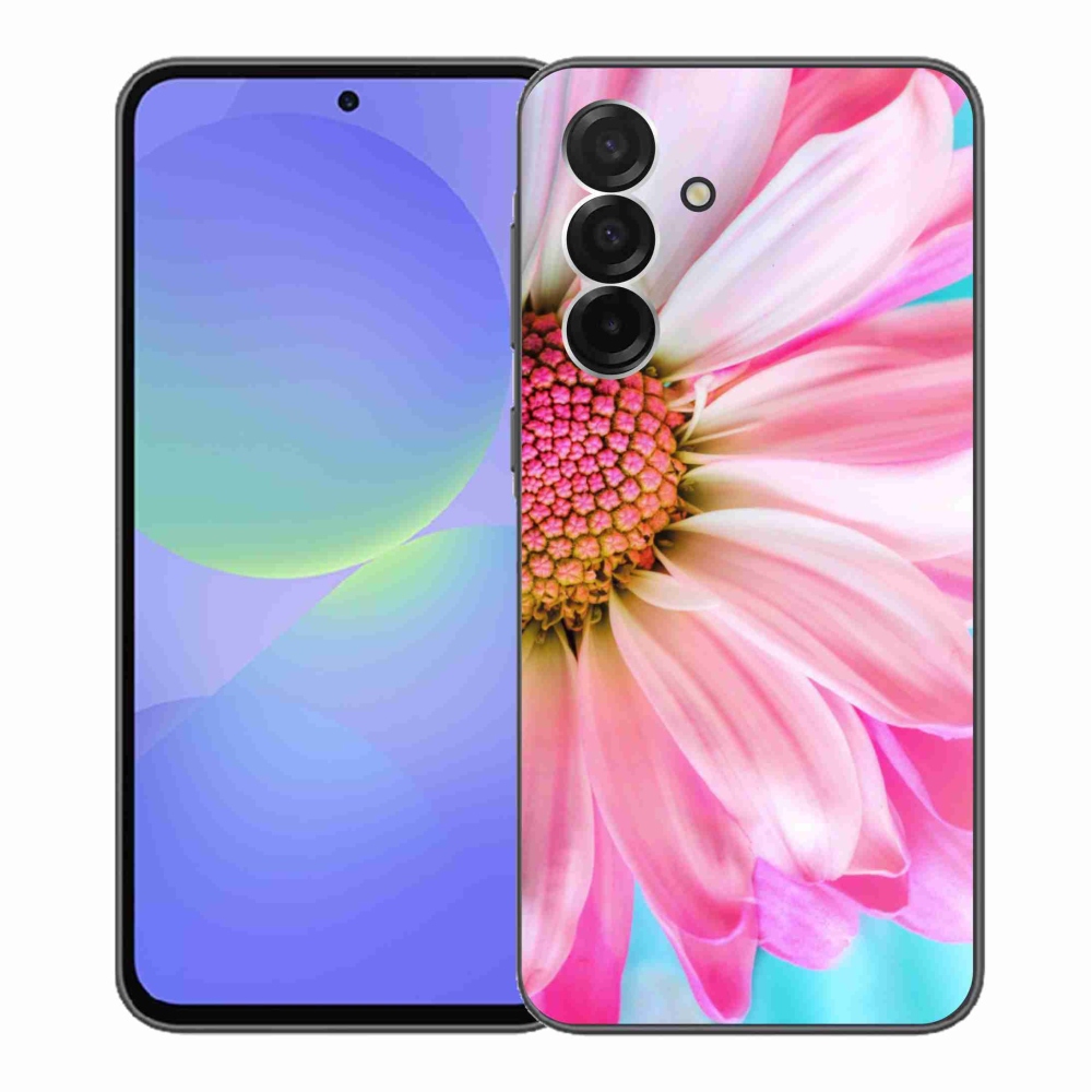 Gél védőhuzat mmCase Samsung Galaxy A36 5G - rózsaszín virág