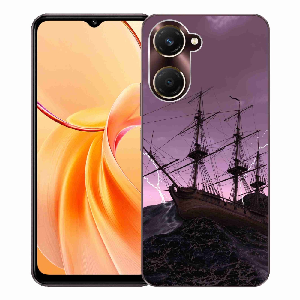 Gel Cover mmCase mmCase a Vivo Y28s 5G-hez - Hajó a viharban