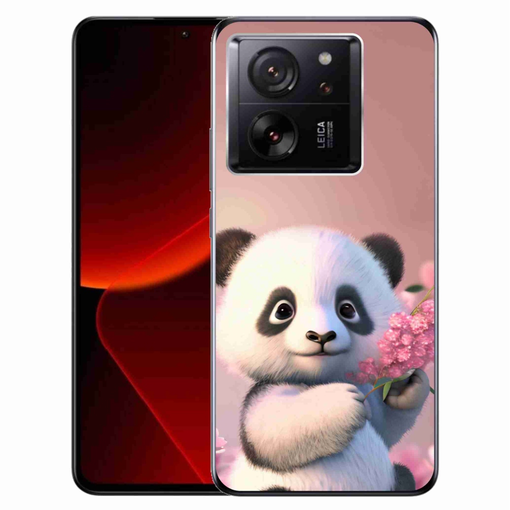 Gél borítás mmCase a Xiaomi 13T/13T Pro számára - aranyos panda