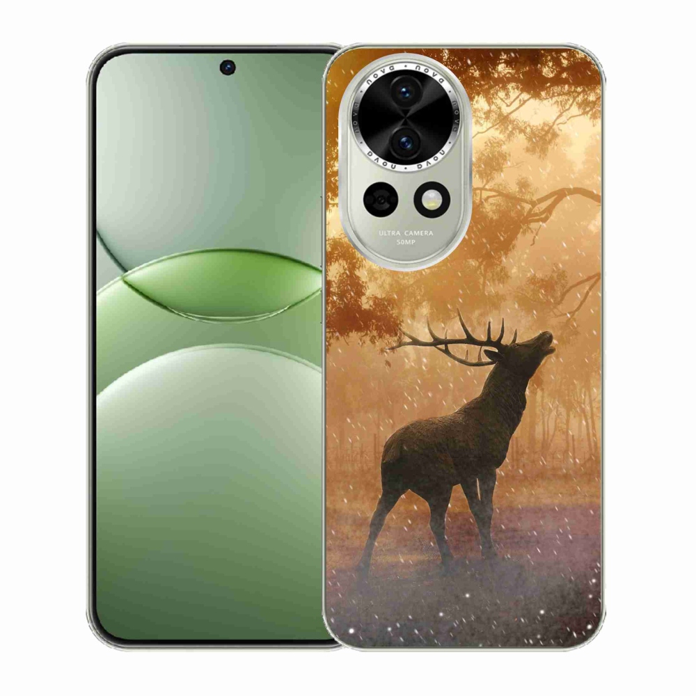 Zselés borítás mmCase a Huawei Nova 13 5G-n - szarvasok a vadászaton