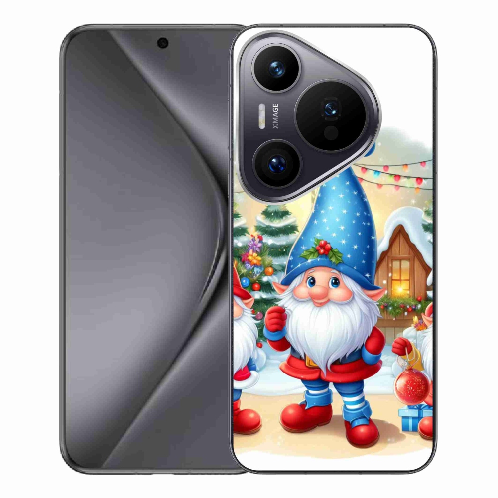 Gél borítás mmCase a Huawei Pura 70 Pro számára - karácsonyi manók