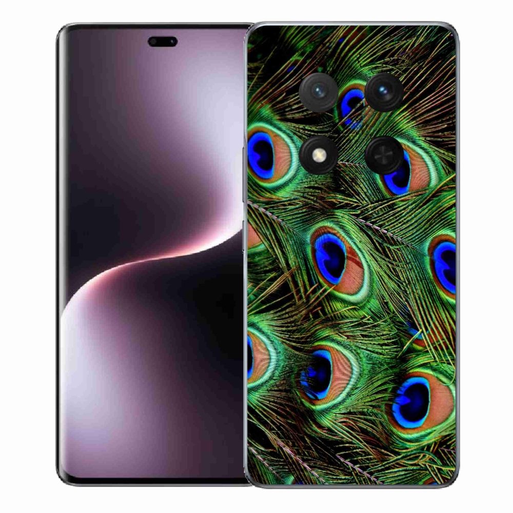 Gél borítás mmCase a Honor Magic 7 Lite 5G számára - pávatoll