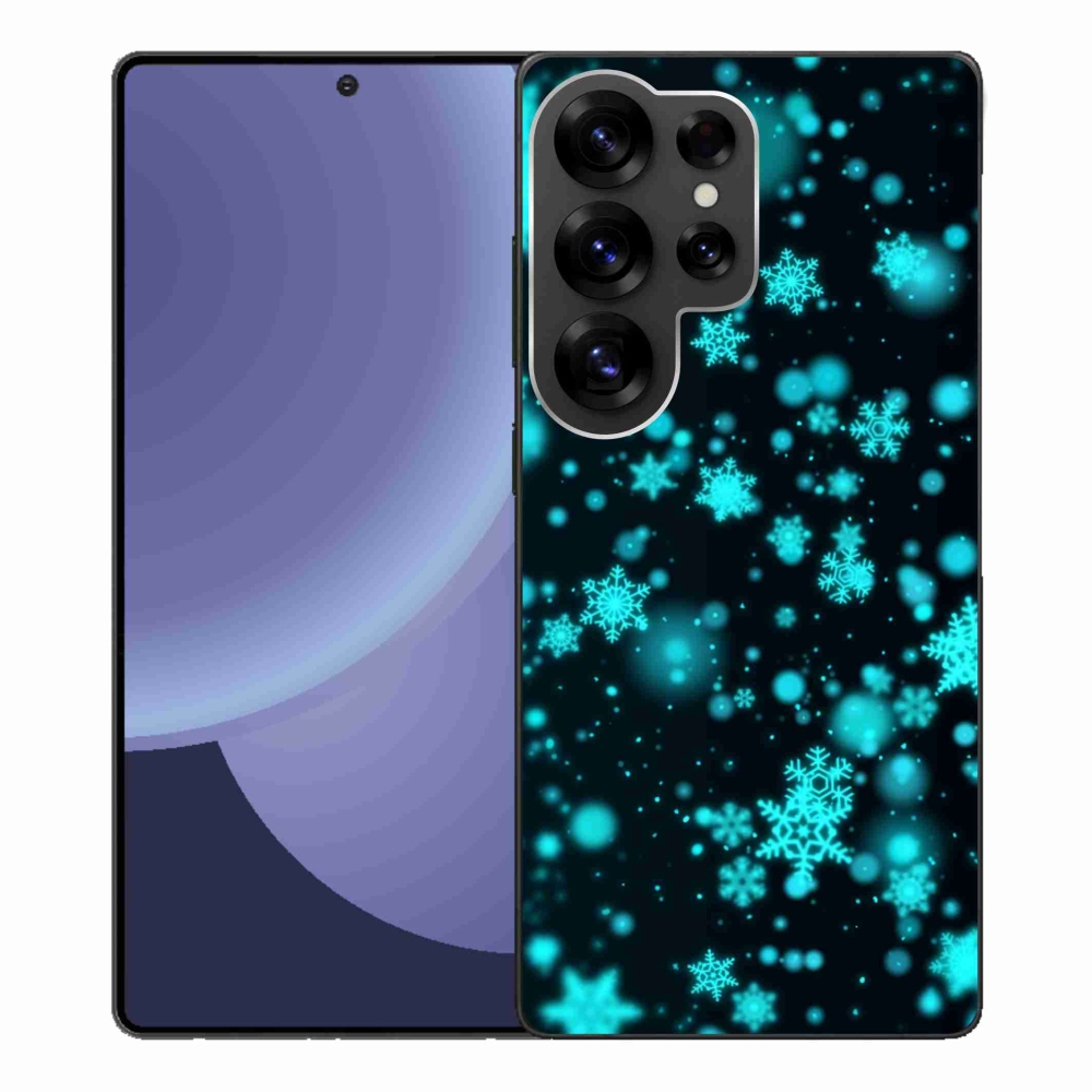 Gél védőhuzat mmCase Samsung Galaxy S25 Ultra - hópelyhek 1