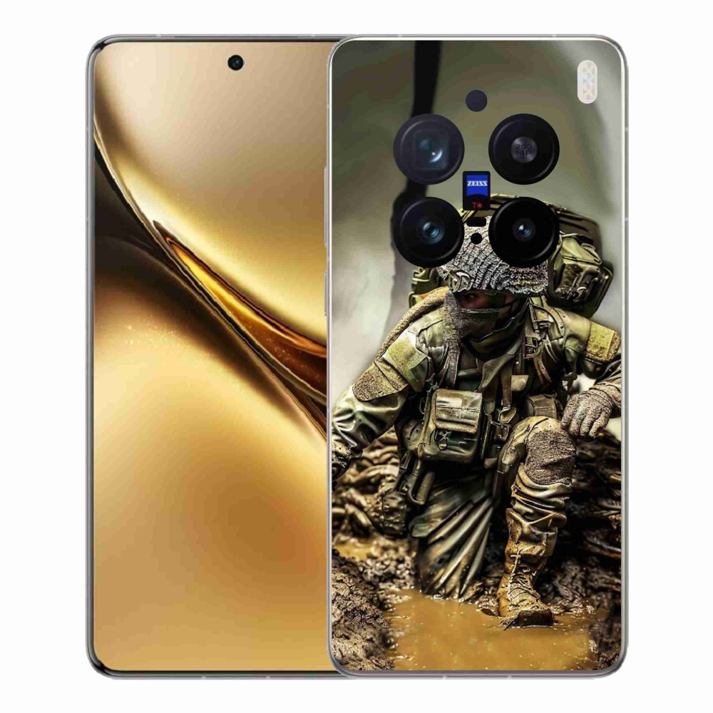 Zselés borítás mmCase a Vivo X200 Pro 5G készülékhez - katona