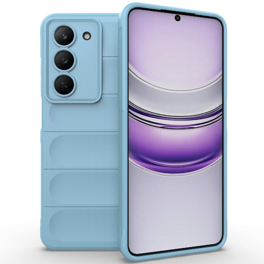 Rugg tartós zselés tok a Realme 14x 5G készülékhez - világoskék színben