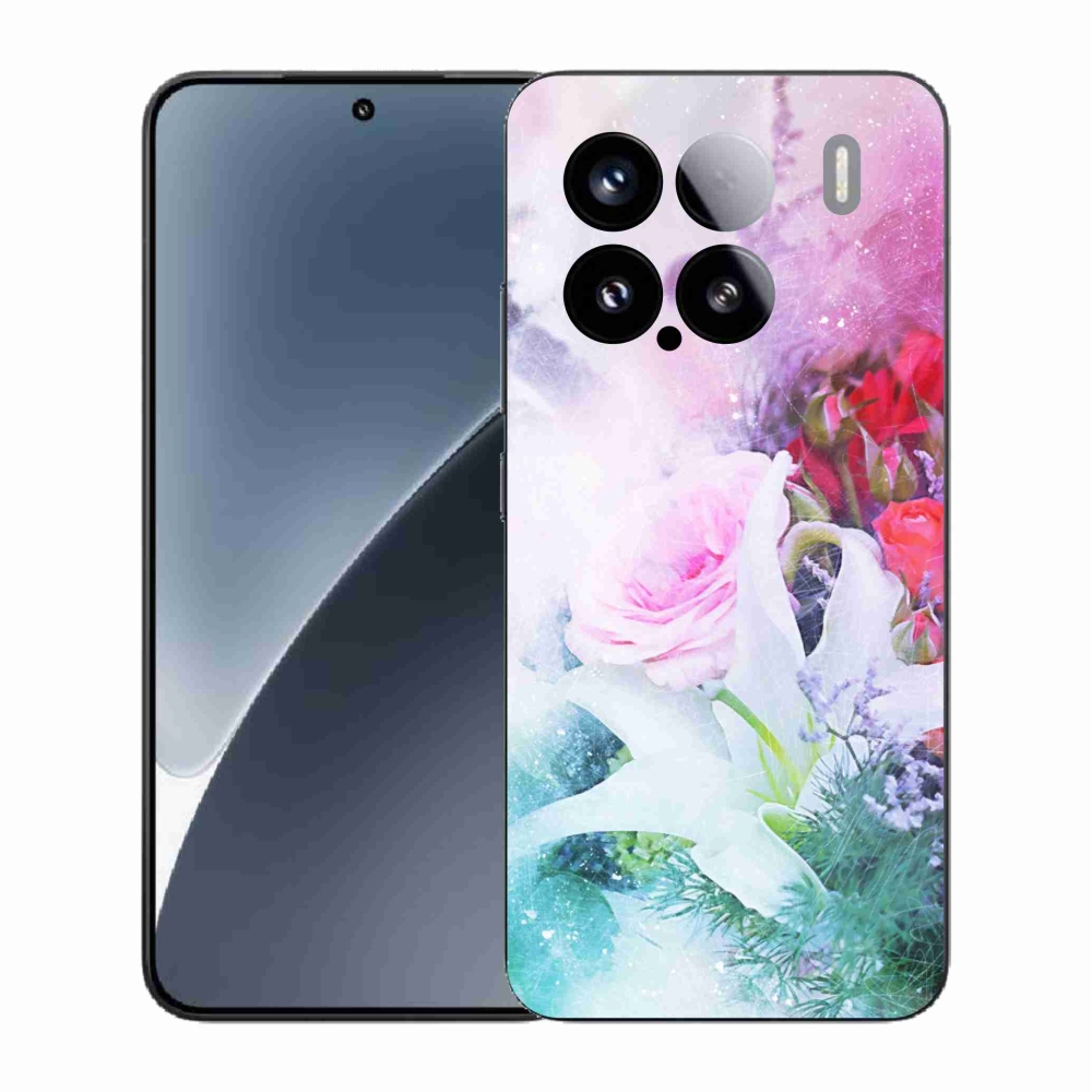 Gél borítás mmCase a Xiaomi 15 - virágok 4