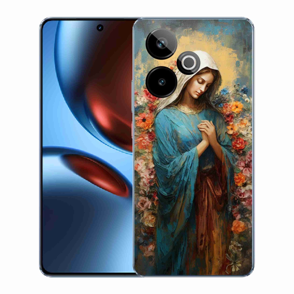 Rugalmas zselés tok mmCase képpel a Realme GT 7 5G/GT 7T 5G - szent nő számára