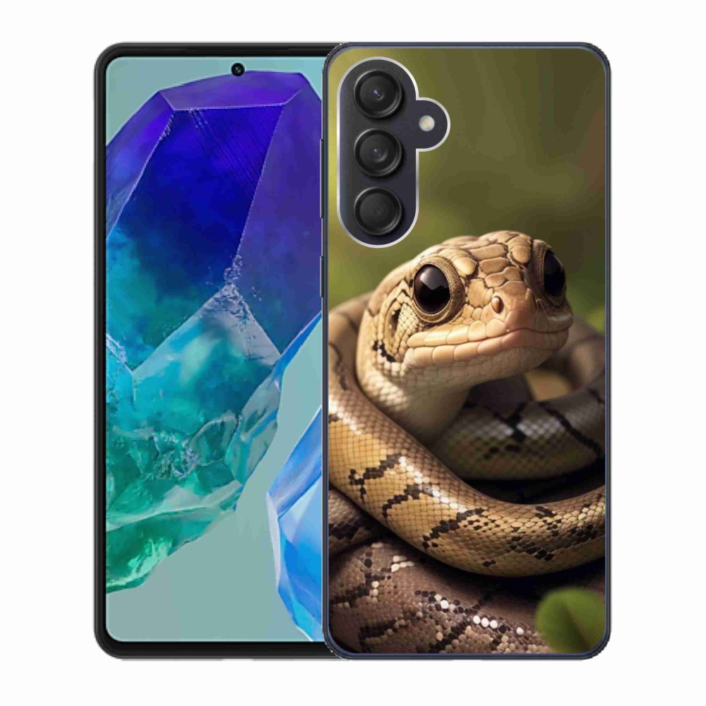 Gél védőburkolat mmCase Samsung Galaxy M55 5G - kígyó 1