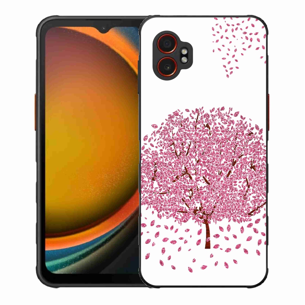 Gél borítás mmCase Samsung Galaxy Xcover 7 Pro készülékhez - rajzfilmfa levelekkel