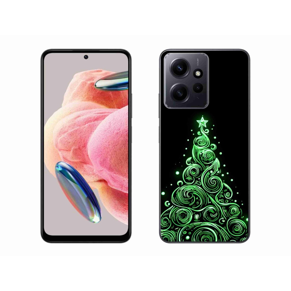 Gél borítás mmCase a Xiaomi Redmi Note 12 4G-hez - neon karácsonyfa 3
