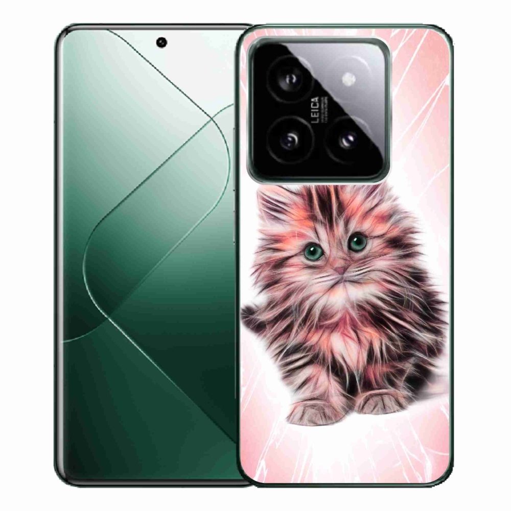 Gél borítás mmCase a Xiaomi 14 Pro számára - aranyos cica