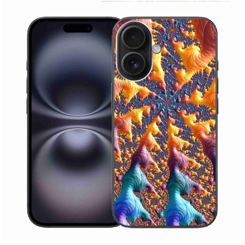 Gél borítás mmCase iPhone 16 készülékhez - absztrakt motívum 23