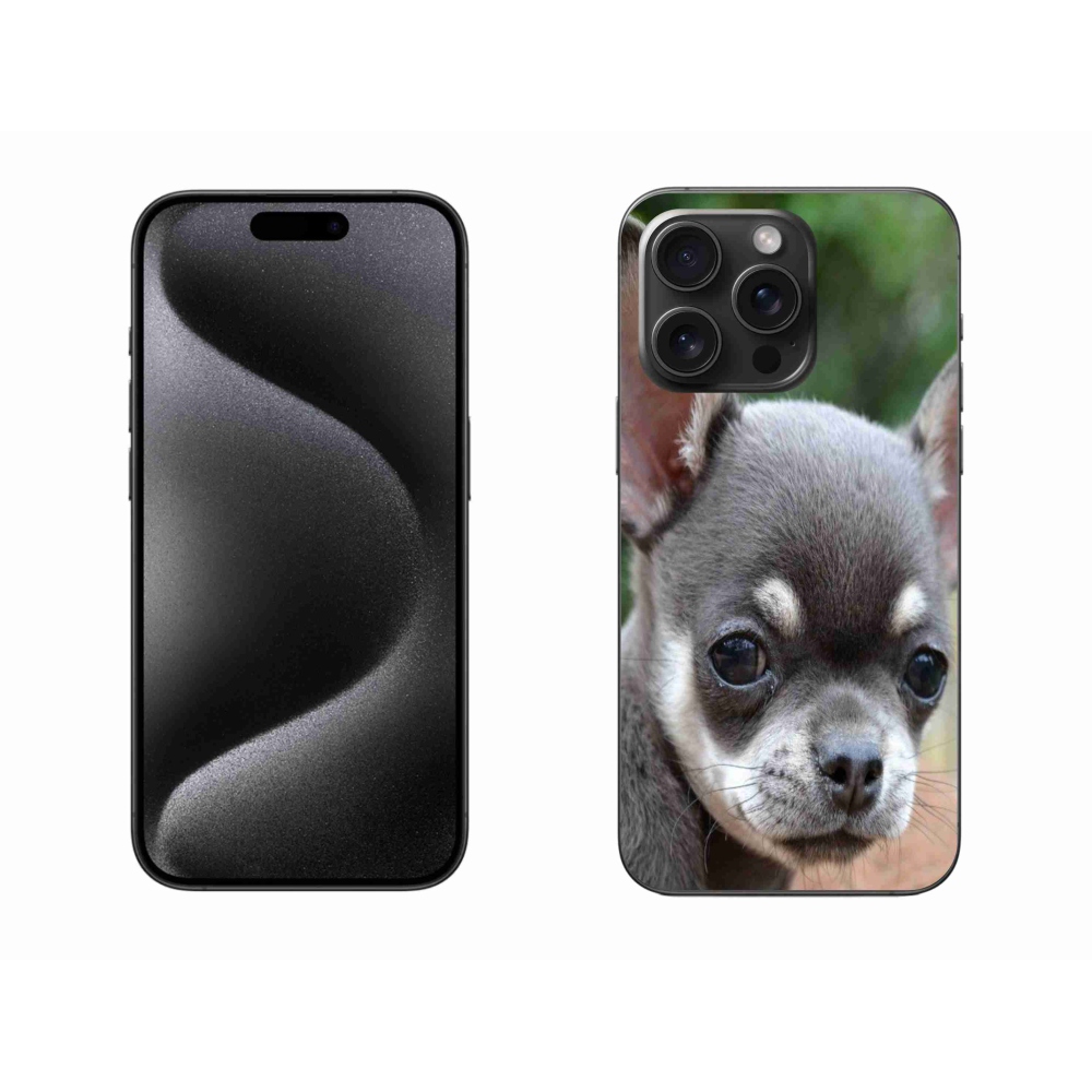 Gél tok mmCase iPhone 15 Pro Max készülékhez - chihuahua