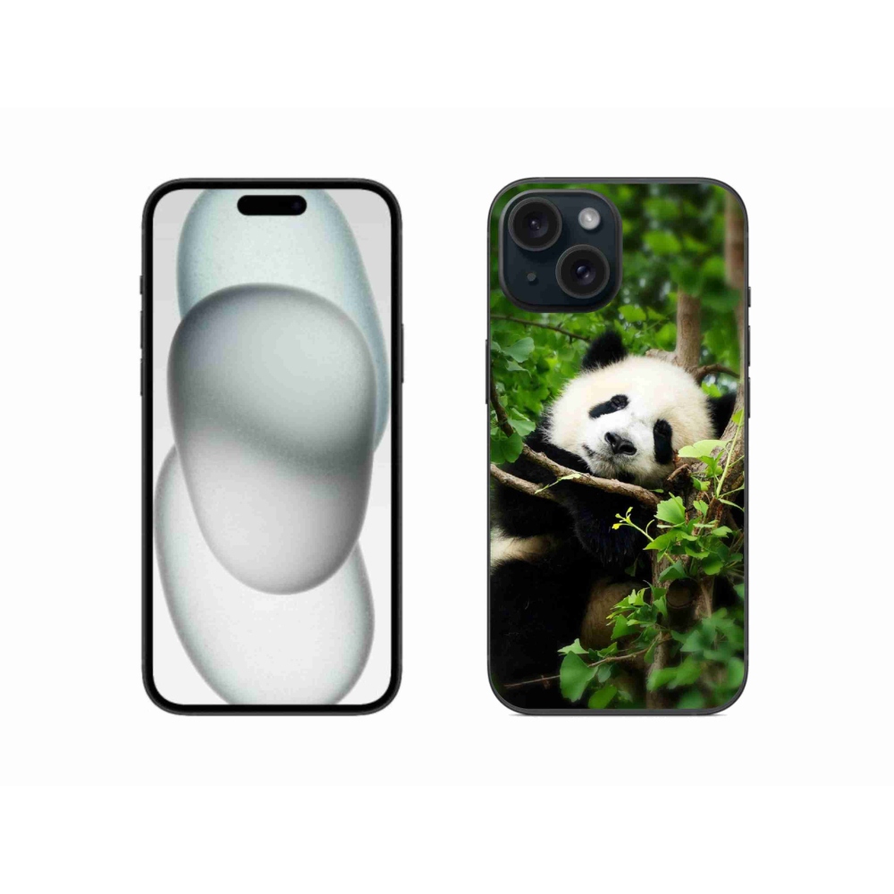 Zselés borítás mmCase iPhone 15 készülékhez - panda