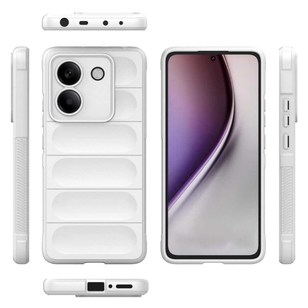 Rugg tartós zselés tok Xiaomi Poco M7 Pro 5G - fehér