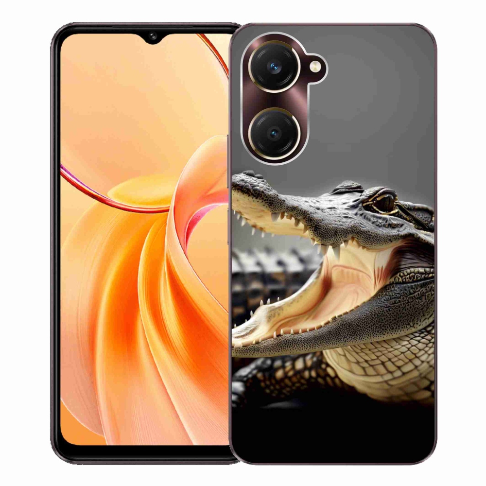 Gél borítás mmCase a Vivo Y28s 5G készülékhez - krokodil