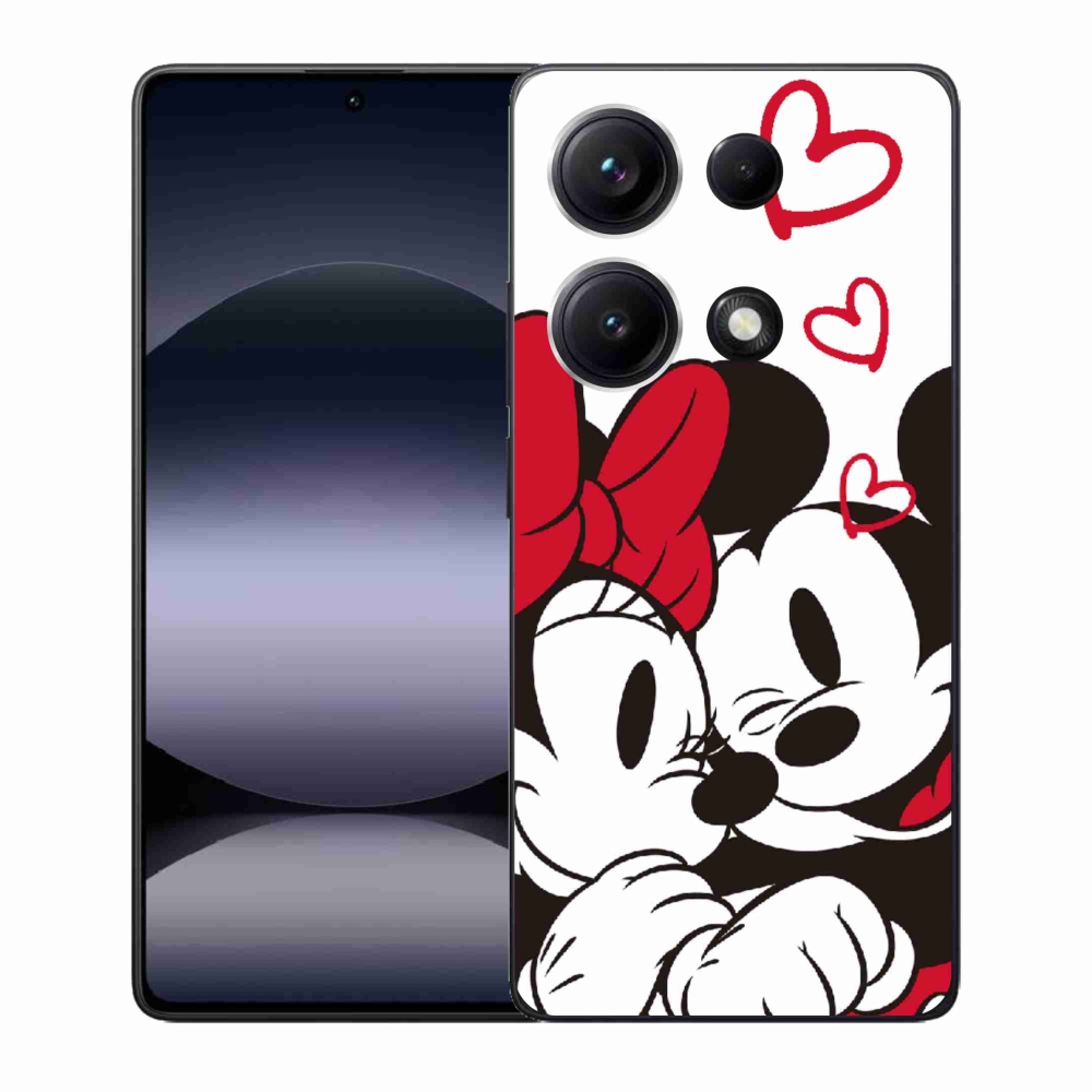 Gél borító mmCase a Xiaomi Redmi Note 14S-hez - minnie és mickey
