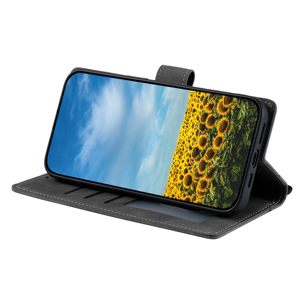 Mandalák könyv tok Xiaomi Redmi Note 14-hez - szürke