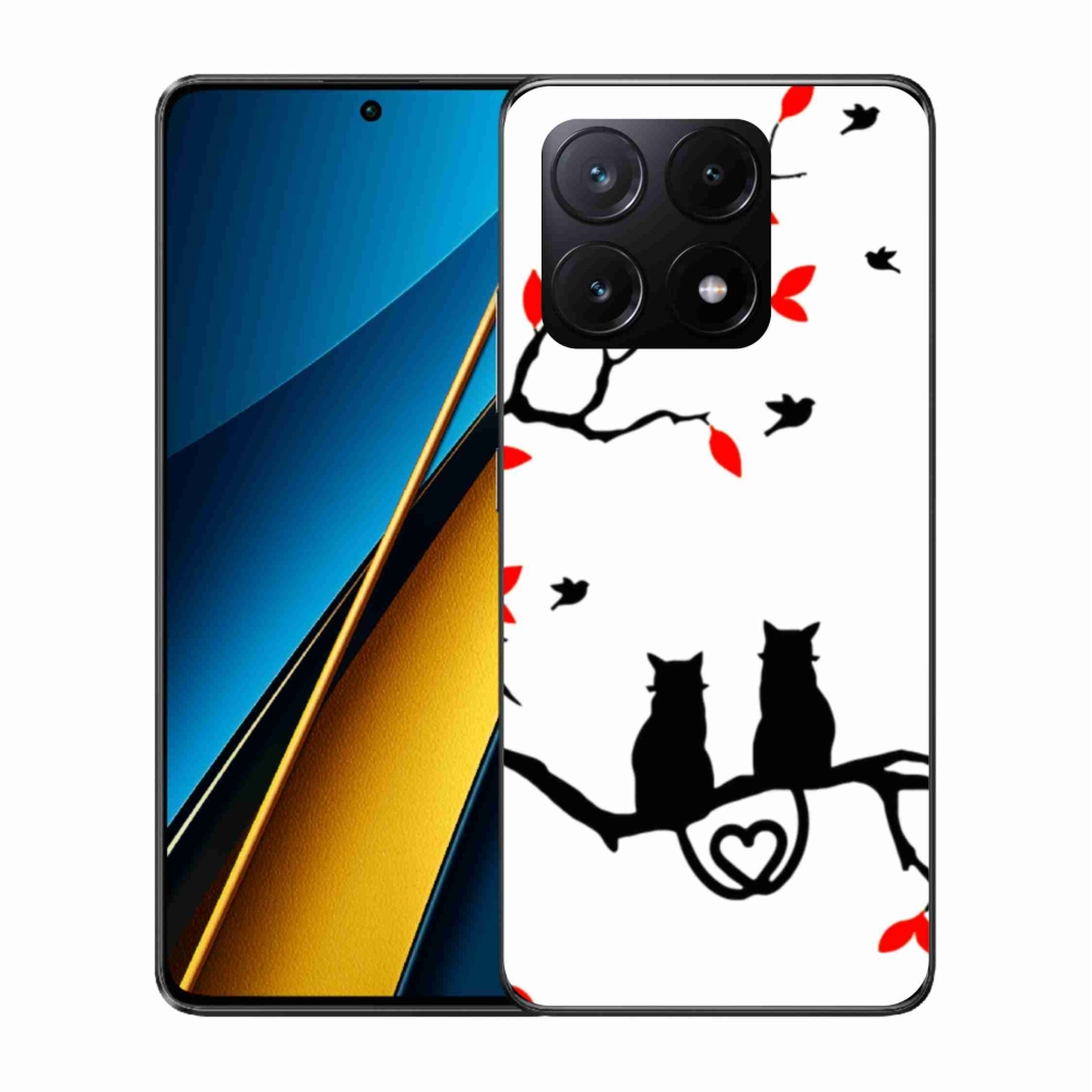 Gél borítás mmCase a Xiaomi Poco X6 Pro 5G számára - macskaszerelem