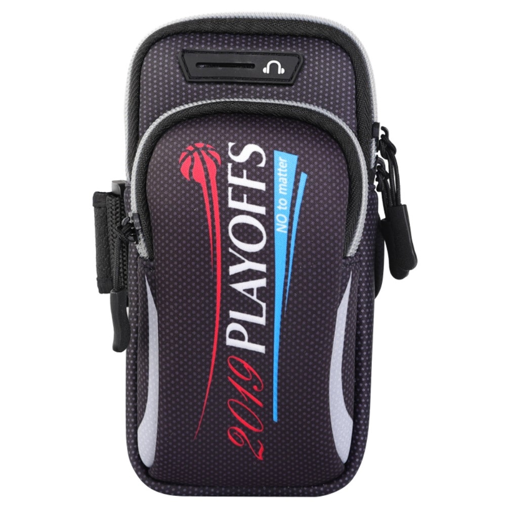 Arm playoffs univerzális sport karszalvéta 190 x 90 mm - fekete/szürke