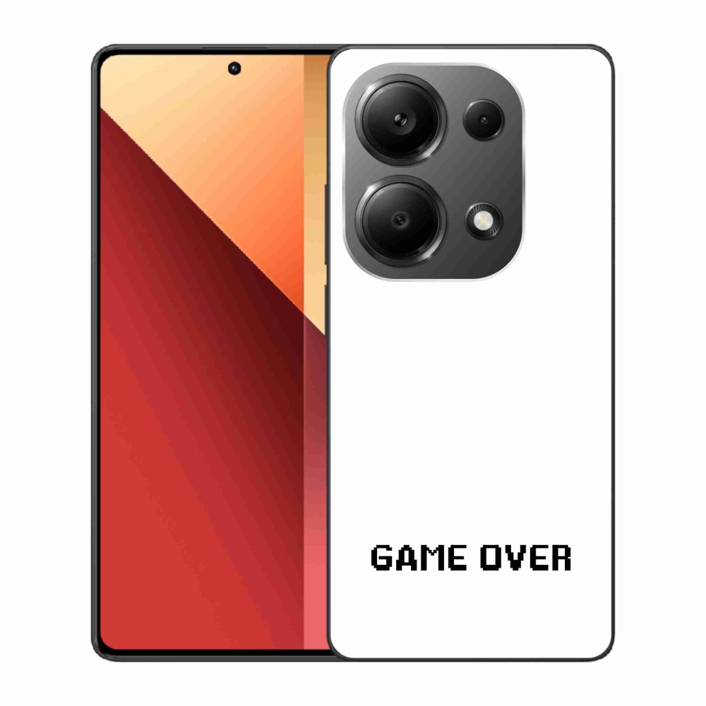 Gél borítás mmCase a Xiaomi Redmi Note 13 Pro 4G/Poco M6 Pro - játék fehér háttérrel
