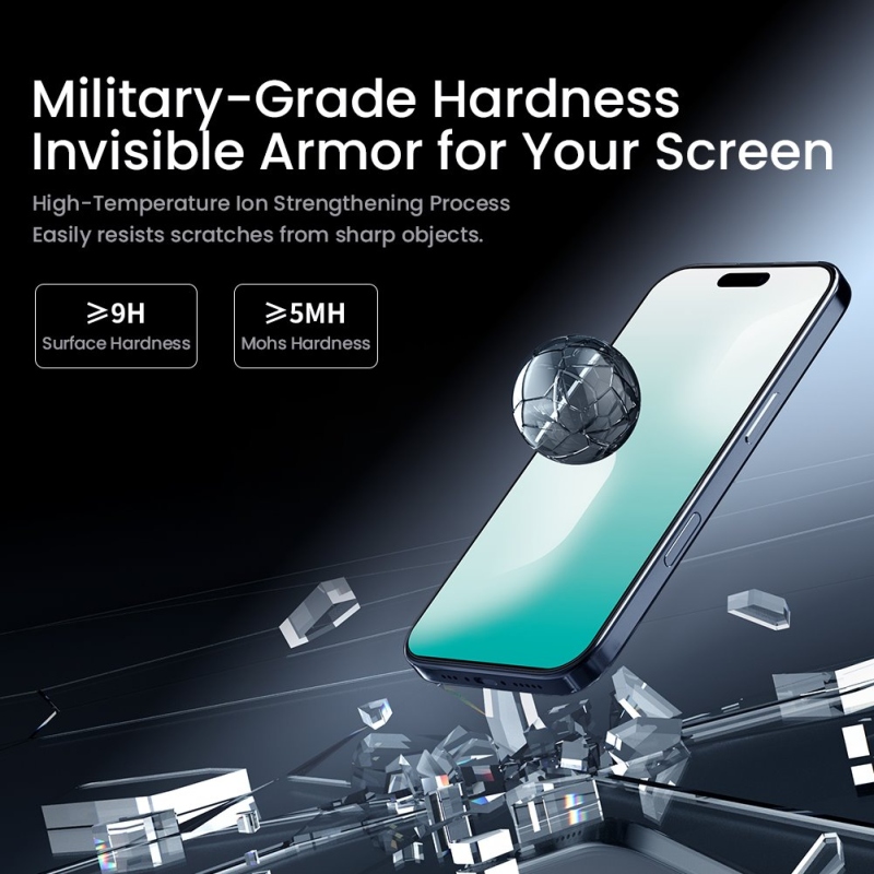 Nillkin Edzett üveg 0.2mm H+ PRO 2.5D Apple iPhone 17 készülékhez (applikátorral)