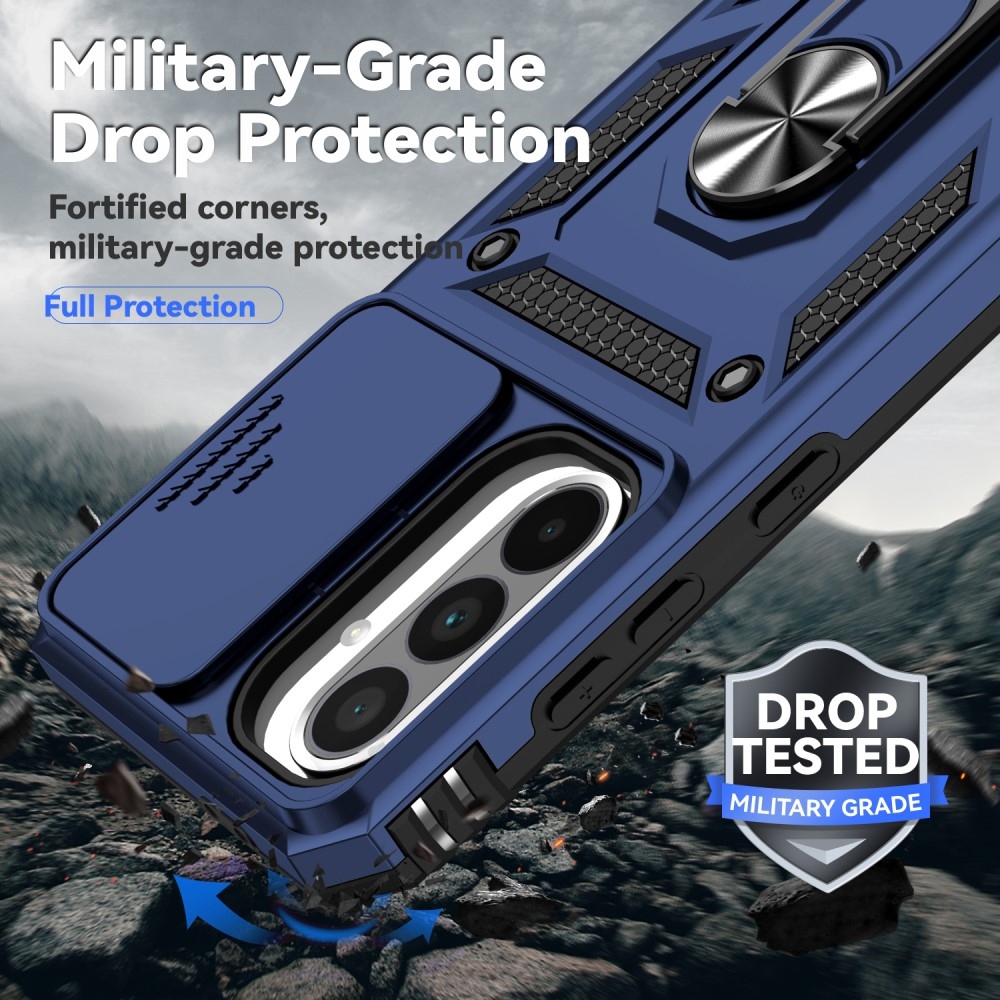 Gyűrűálló borítás Samsung Galaxy A36 5G készülékhez - kék