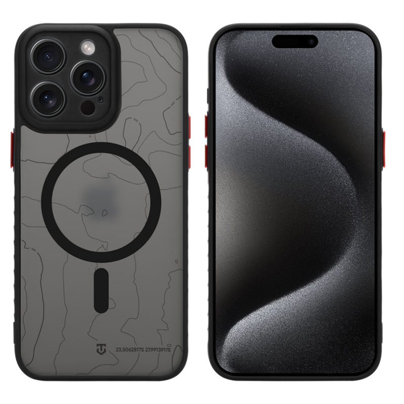 Tactical MagForce Warthog tok az Apple iPhone 15 Pro Max-hoz, Asphalt színben