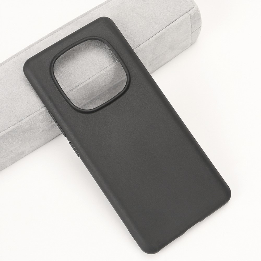Matt zselés tok Xiaomi Redmi Note 14 Pro 5G/Poco X7 5G - fekete