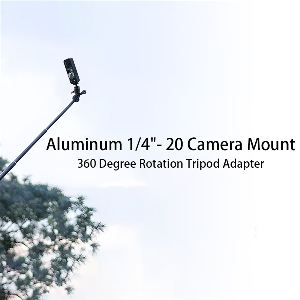 360°-ban forgatható adapter GoPro és Insta360 akciókamerákhoz