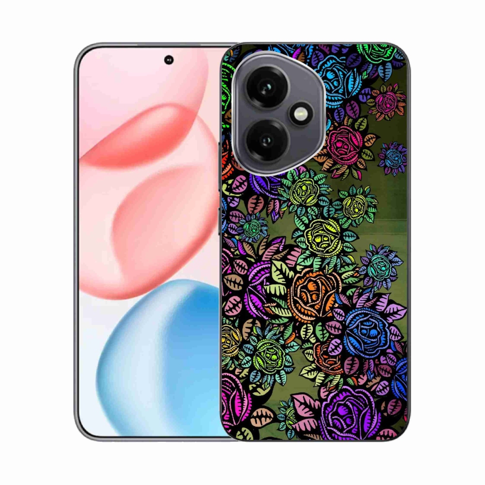 Zselés borítás mmCase a Honor 400-hoz - virágok 6